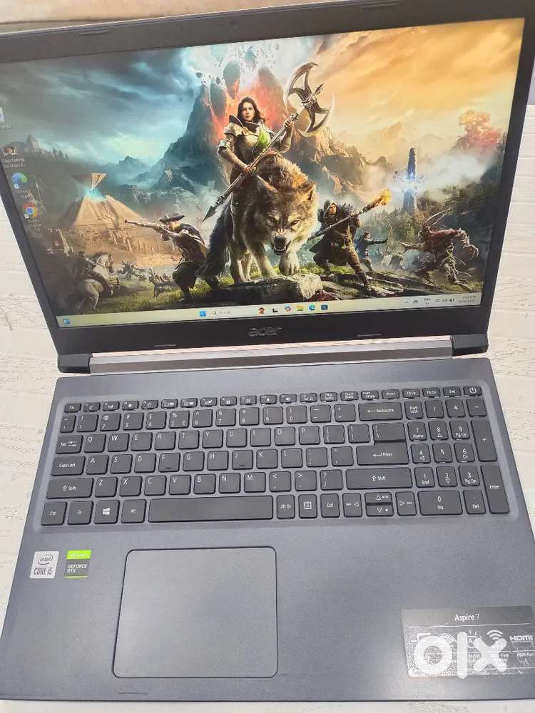 Acer  gaming laptop i5 10th/16gb +SSD 512GB/4gb graphic editing