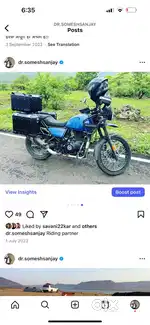 Royal Enfield Top box55 ltr and pannier