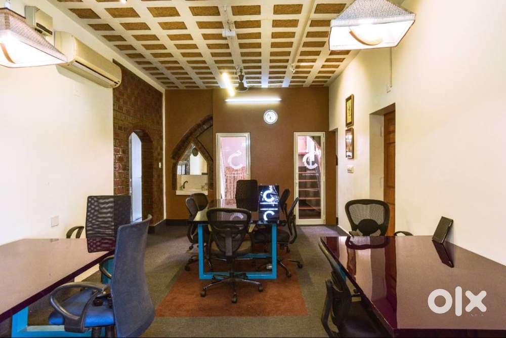 FULLY FURNISHED 4- SEATER COWORKING OFFICE SPACE FOR RENT Rs.17,000/-