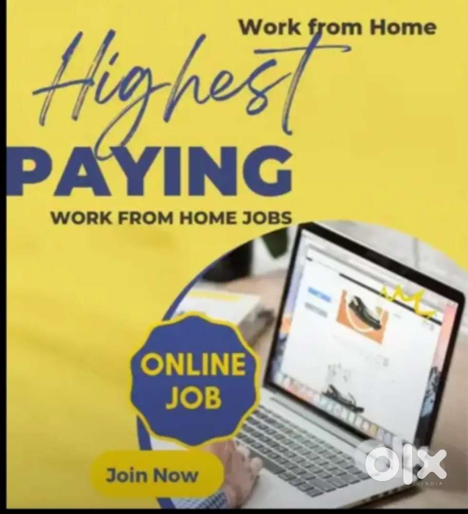 Work from home opportunity by working with us