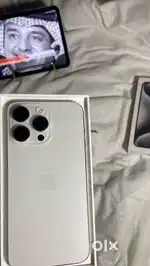 Iphone 15 pro max white colour 256gb
