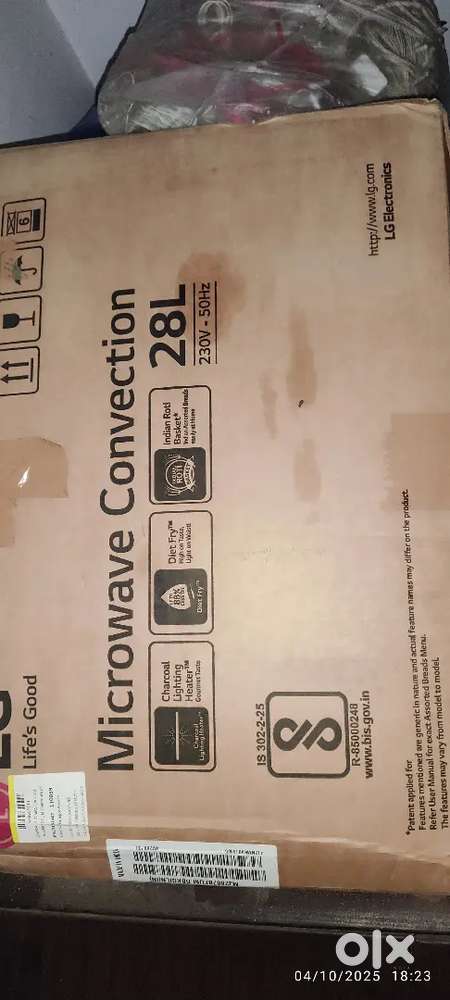 Sale a micro oven with under warranty