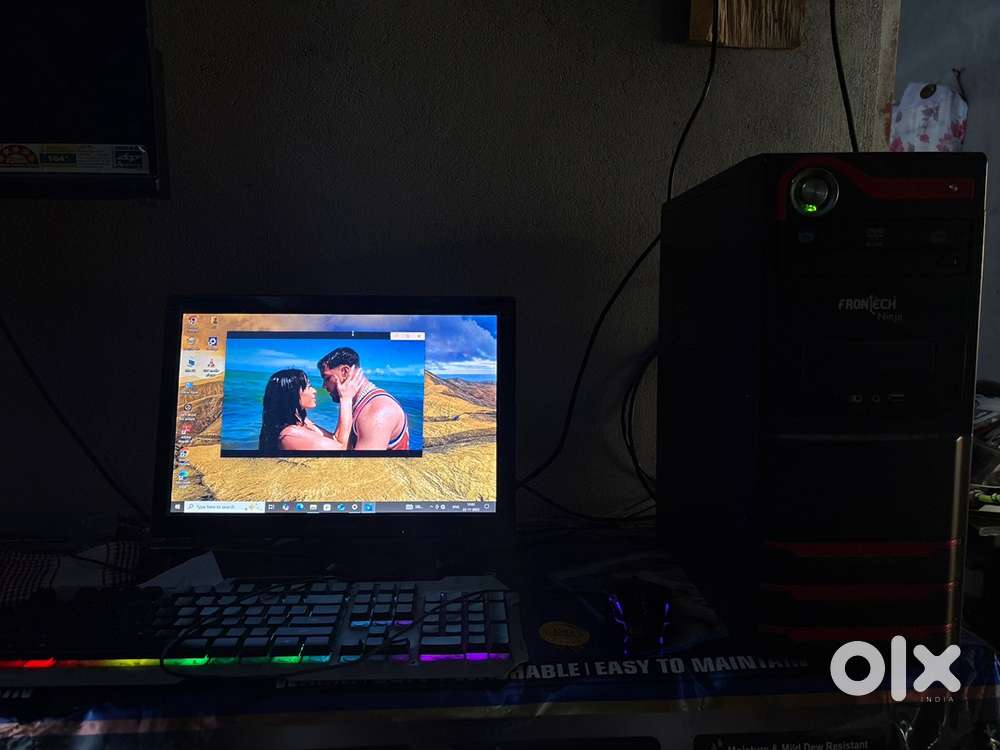 For sale computer with gaming keyboard and mouse