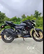 TVS APACHE RTR 200 2017 MATT BLACK