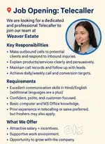 Need a telecaller