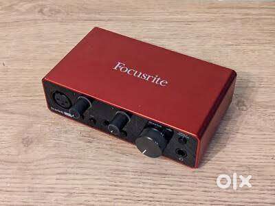 Audio Technica at2020 mic and focusrite Interface 3rd gen