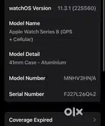 APPLE WATCH SERIES 8 (GPS + CELLULAR)