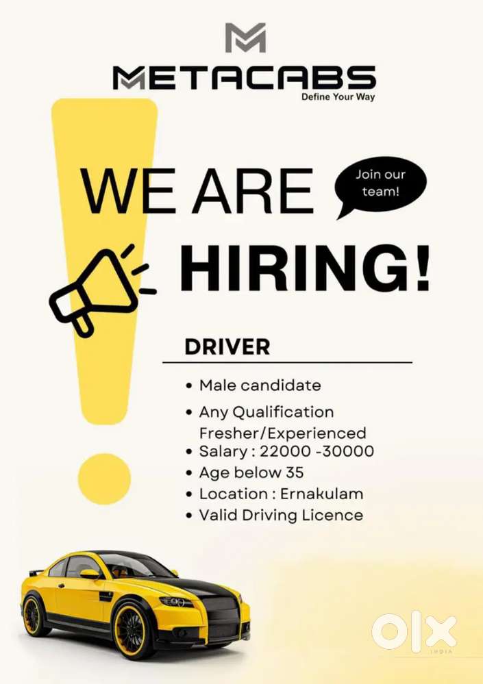 We are hiring drivers