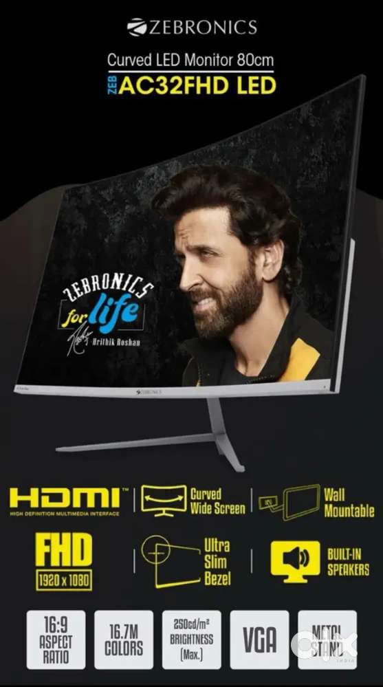 Zebronic 32inch curv FHD led