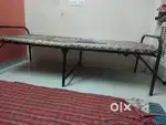 Aluminium bed 3×6 new ahe .. 2 moth use