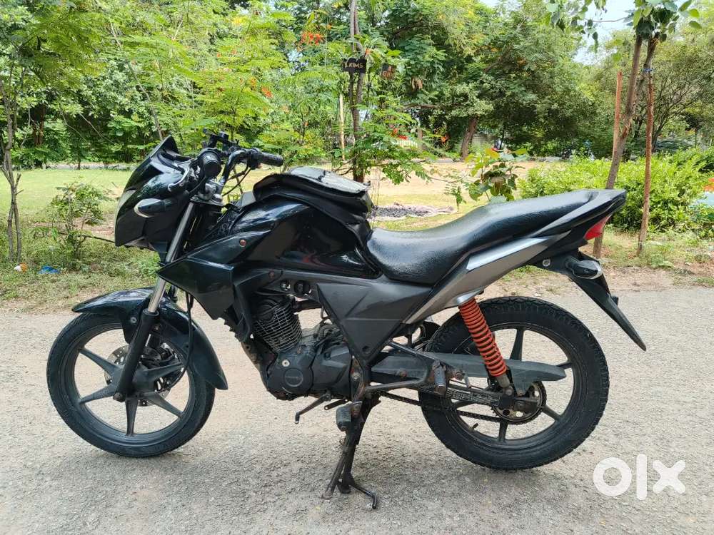 High mileage and well maintained bike- Honda CB Twister