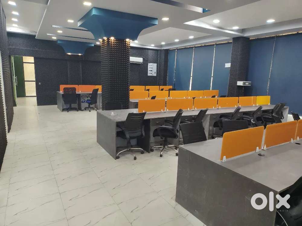 48seat, 5cabin, conference, reception, pantry, server room