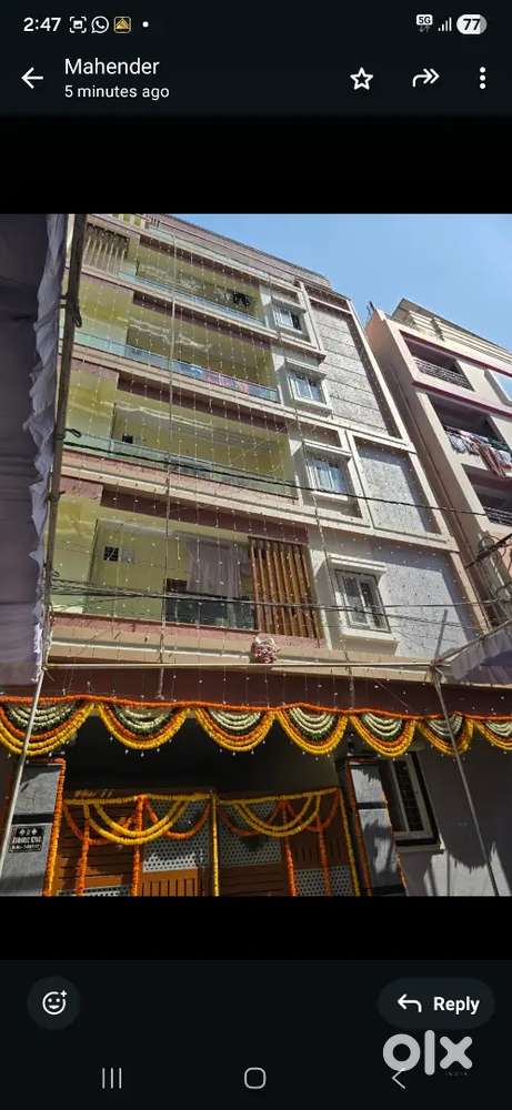 1 bhk available in miyapur new colony