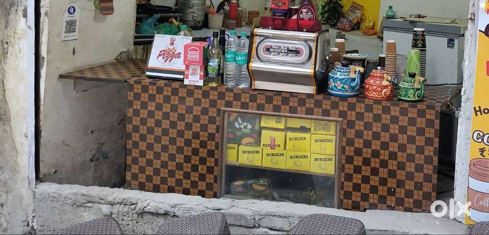 Wooden counter for shop