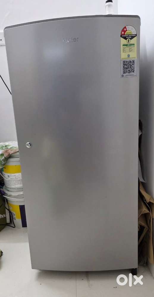Haeir 185 litre fridge and washing machine one month used