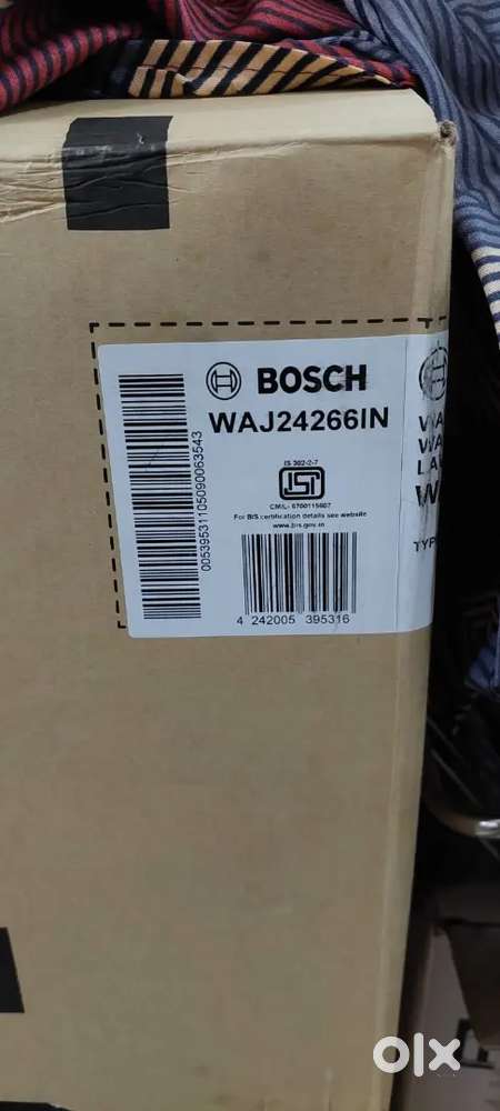 Bosch brand new washing machine Front load 7kg Fully Automatic