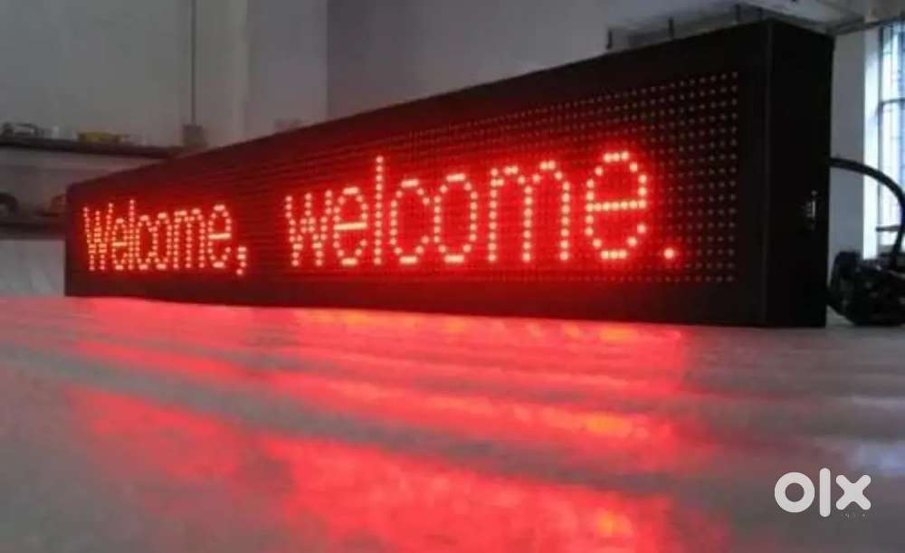 LED Running light board for shop