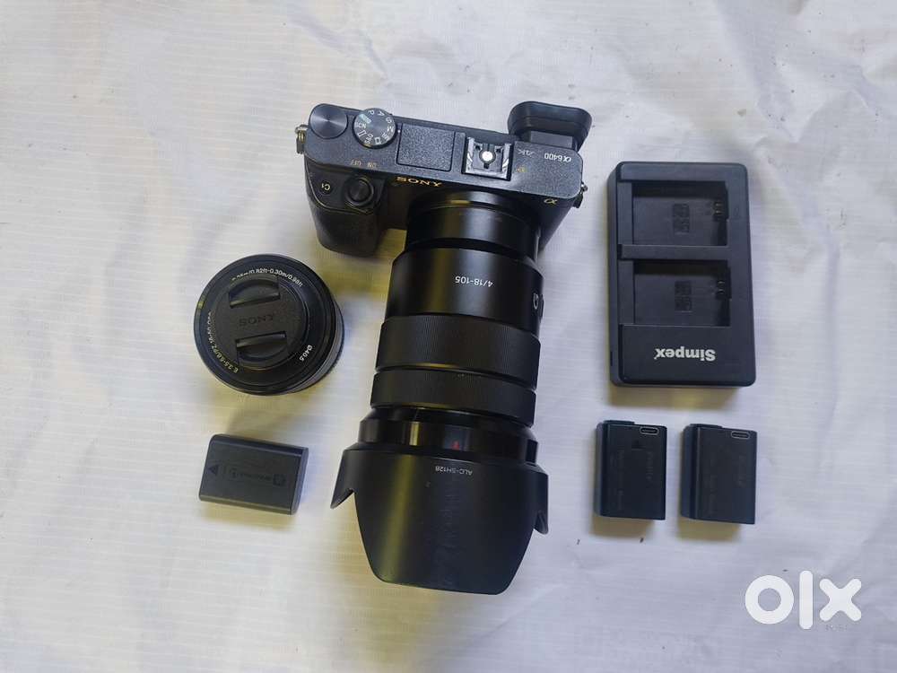 SONY A 6400 BODY AND 2 LENSS