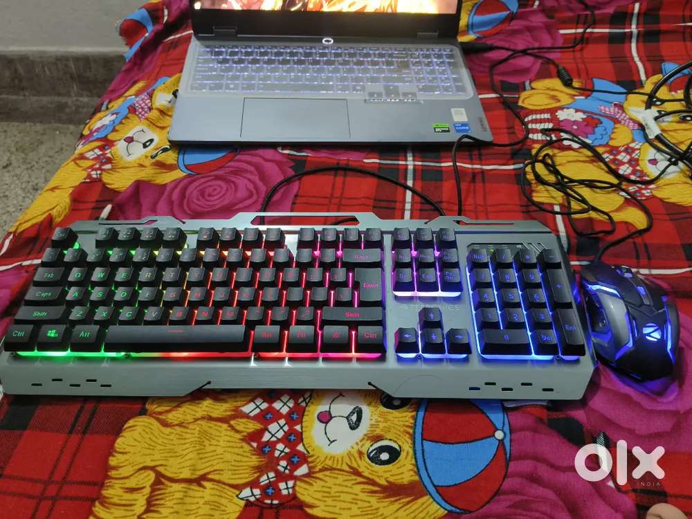 Zebronics RGB Gaming Keyboard & Mouse Combo – Full Working Condition