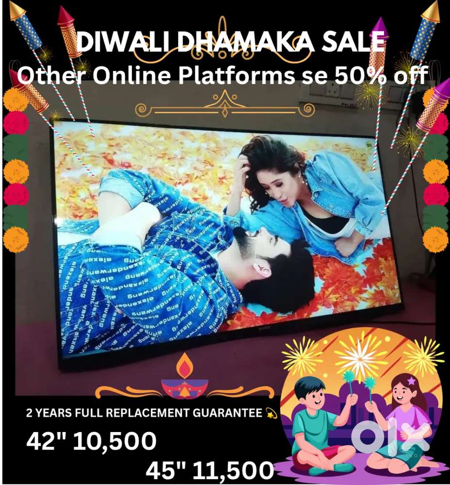 Diwali Sale 45 Android Smart led tv with 2 yrs Full Replacement Grntee