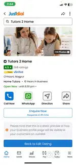 Home Tutor Vacancy