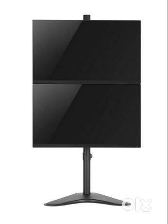 JIN OFFICE Vertical Dual Monitor Stand With 13-32 Support