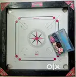 Large Carrom Board 28×28inch ( Free 3 Strikers )