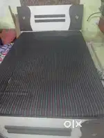 Double bed with mattress