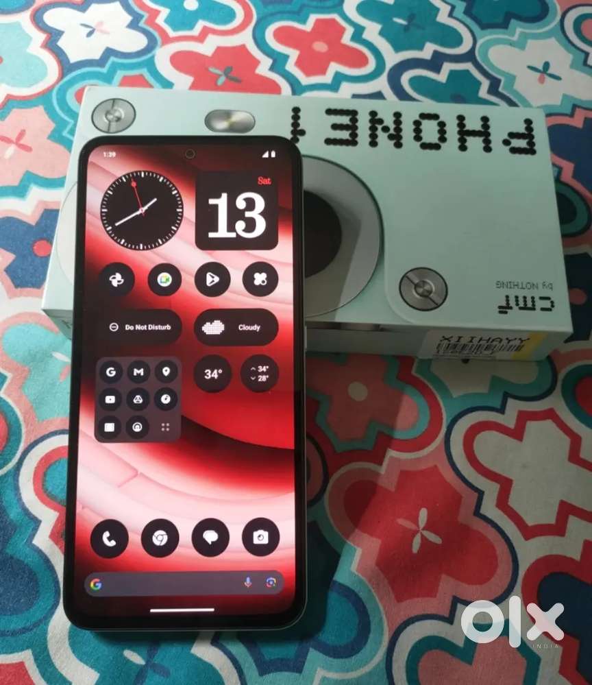 CMF 1 , 6GB ROM 128 GB RAM WITH DISPLAY FINGER PRINT  BILL BOX AVA.
