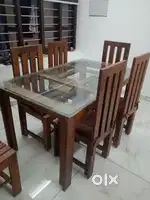 Teak wood Dinning tabile premium model 5+3size.EKM delivery available.