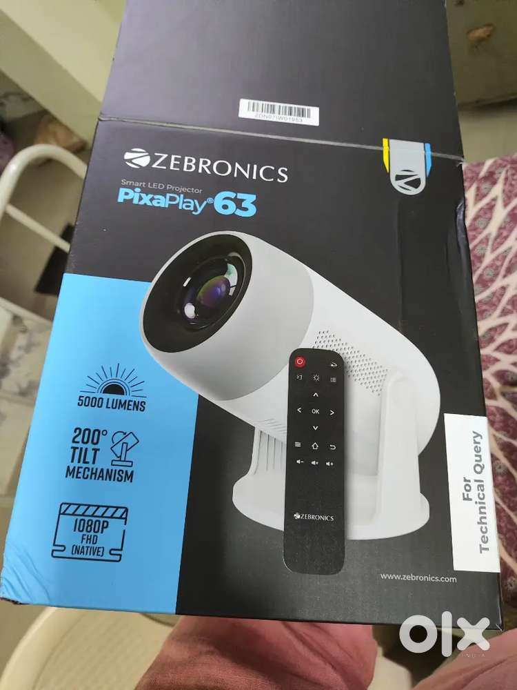 Zebronics pixaplay 63 HD projector