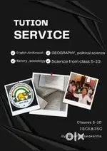 Tutions available for class 5 - 10 ICSE/ISC ,