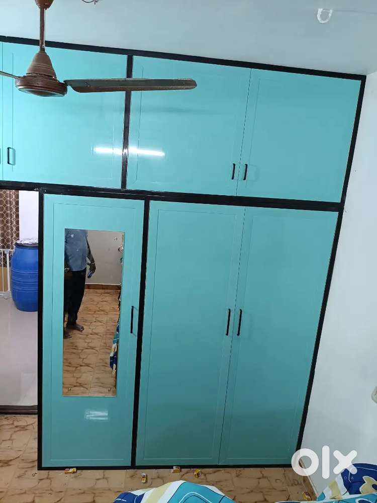 Pvc doors aluminum window Upvc moduler kitchen loft cupboard doors 150