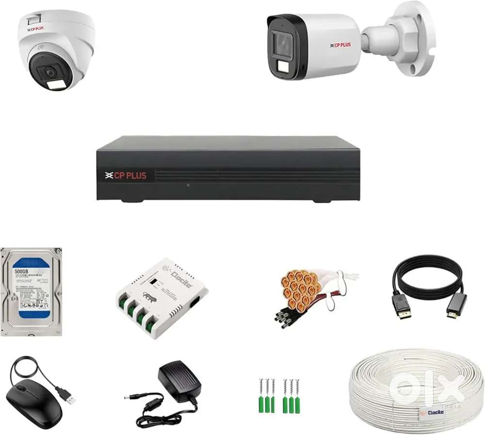 CP PLUS FULL HD NIGHT COLOUR VISON WITH VOICE RECORDING SETUP