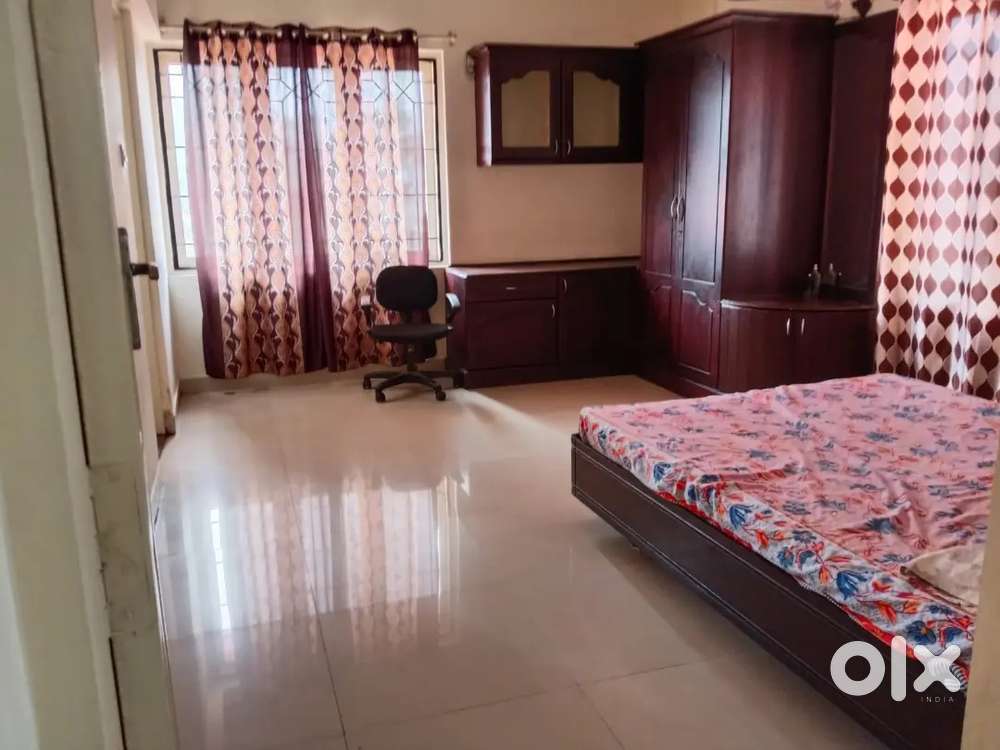 3bhk fully furnished flat rent at vazhakala near palarivattom