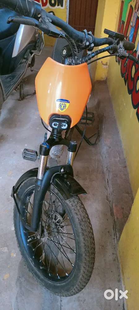 E- bike ,driven by battery.