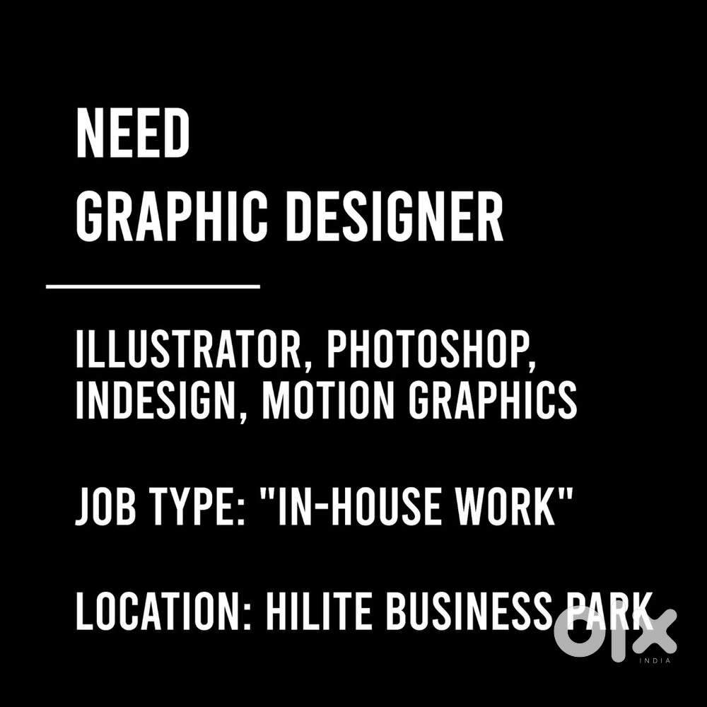 Need graphic Designer