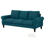 IKEA TEAL COLOUR 3 SEATER SOFA