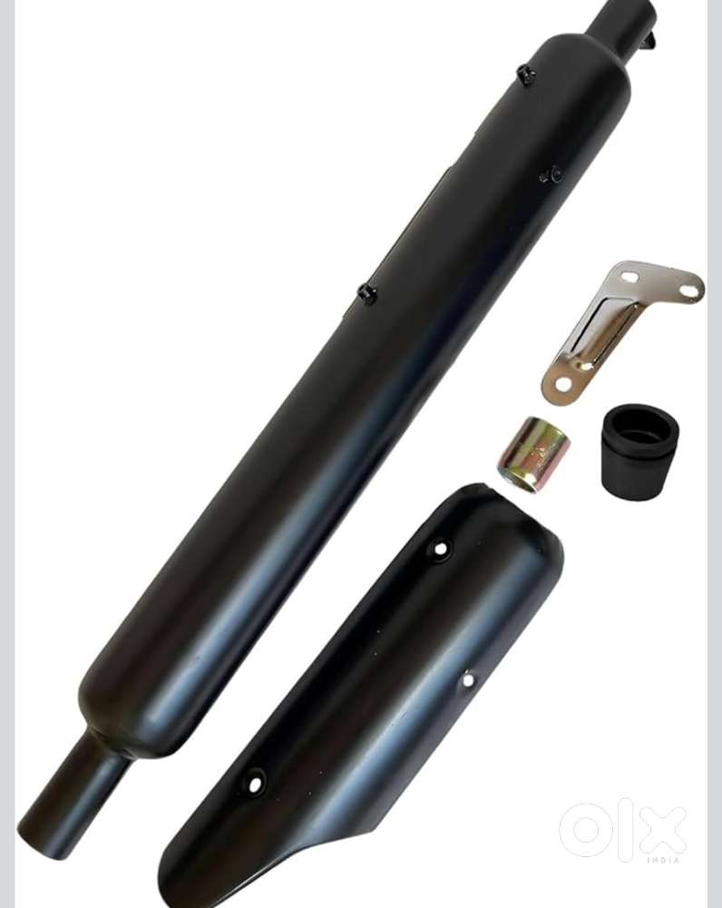 Original stock silencers black and chrome available