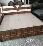 Today price- New Double bed with box 6990/- only Finace Availab