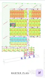 We are selling plot in society with main road and branch road