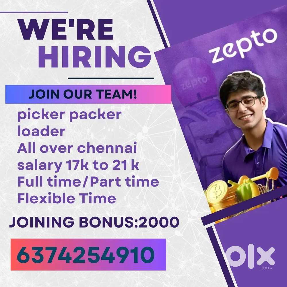 Grocery packing in warehouse perungudi