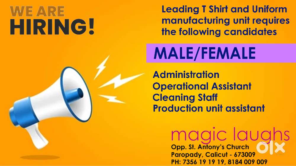 Administration, Office Assistant and Cleaning Staff