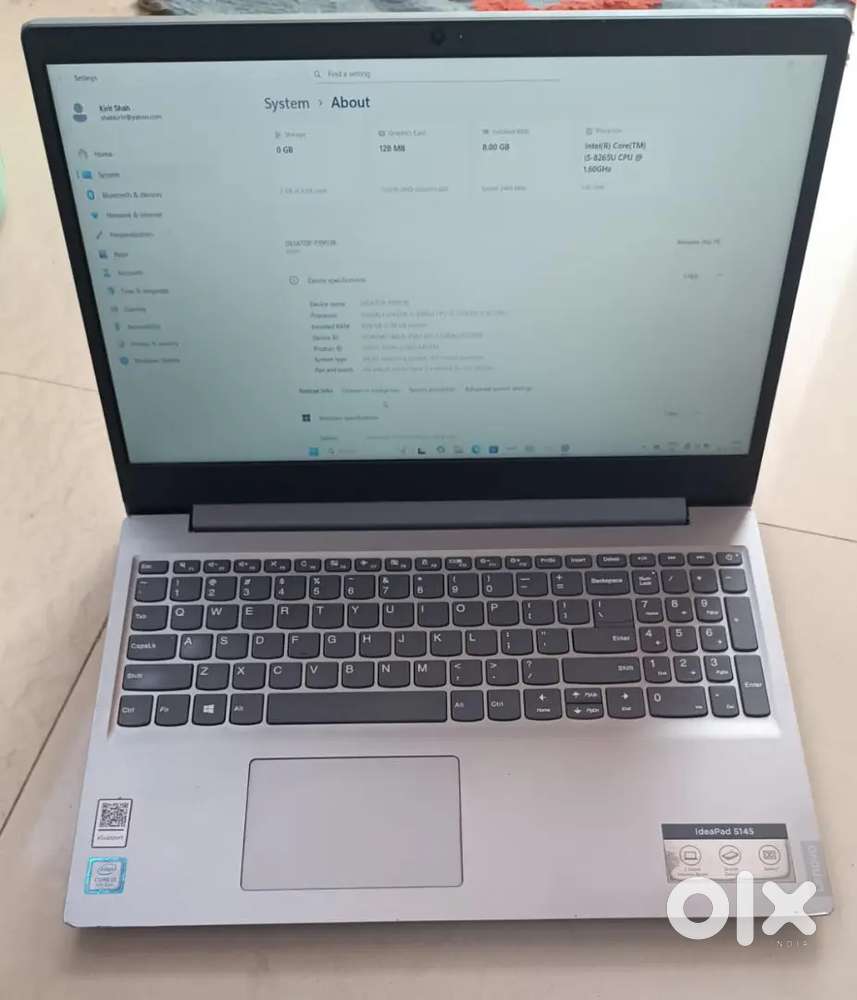 Lenovo Core i5 8th gen.8 core processor