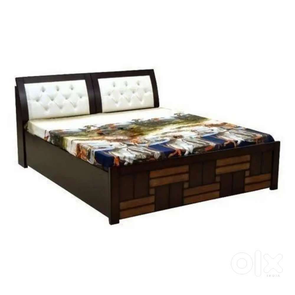 Upto 70% of buy new double bed with box 5990/-