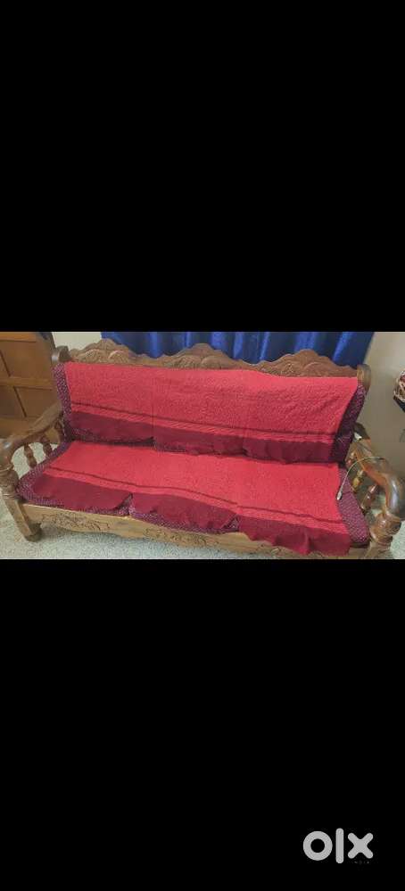 Used 3+2 sofas for sale with 2 single metal sofa.