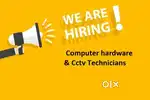 we are hiring Computer hardware & cctv technicians