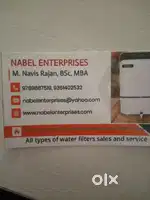 We need a technician from water filter service