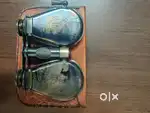 Antique Columbus Flip Binoculars with leather Box 1492-1857