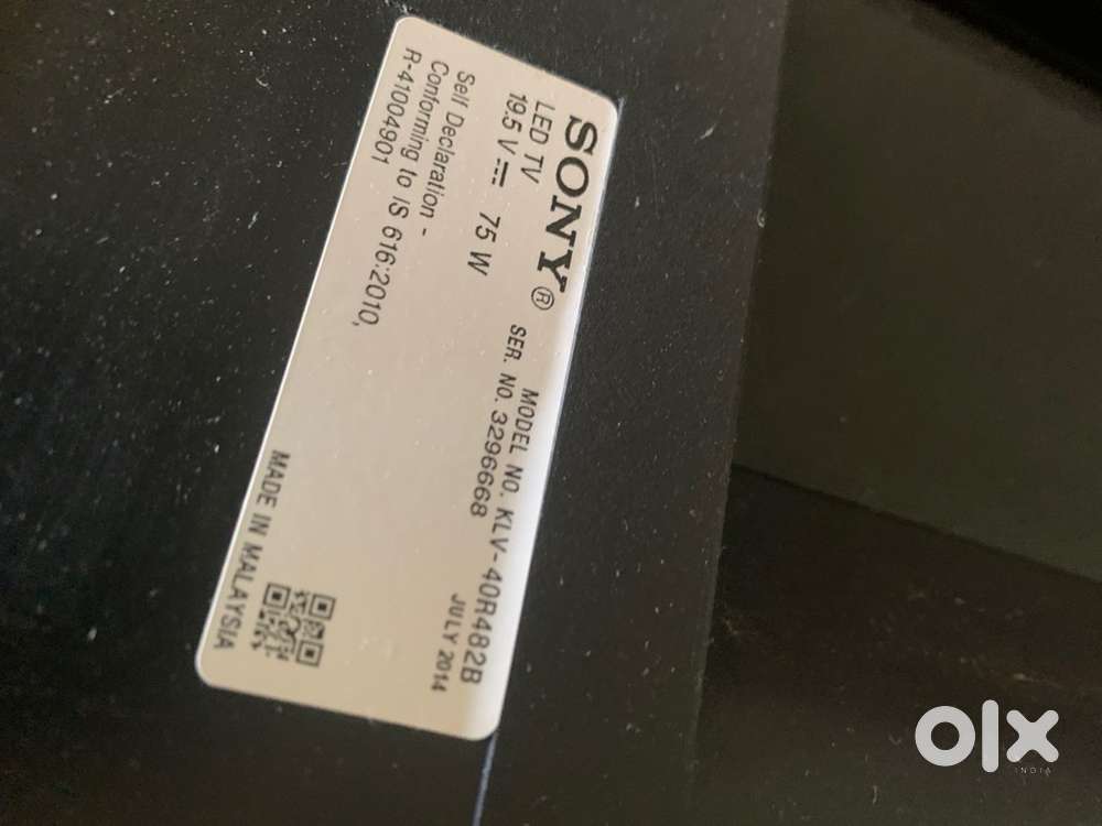 40inch sony bravia tv